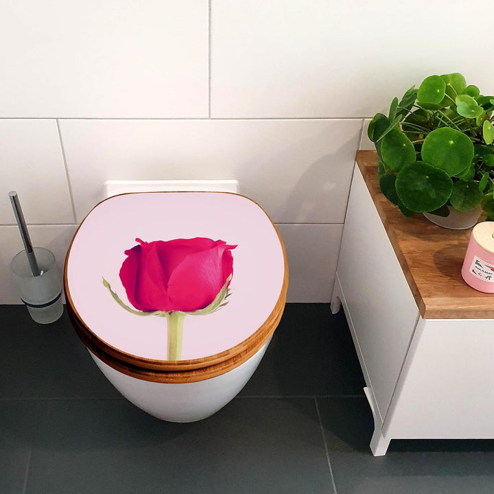 banjado Design WC Sitz Bambus Absenkautomatik 45,8x37,5cm - Toilettendeckel mit Absenkautomatik Holz