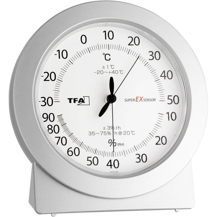 TFA Dostmann 45.202 Analoges Präzisions-Thermo-Hygrometer, zur Kontrolle von Temperatur und Luftfeuc