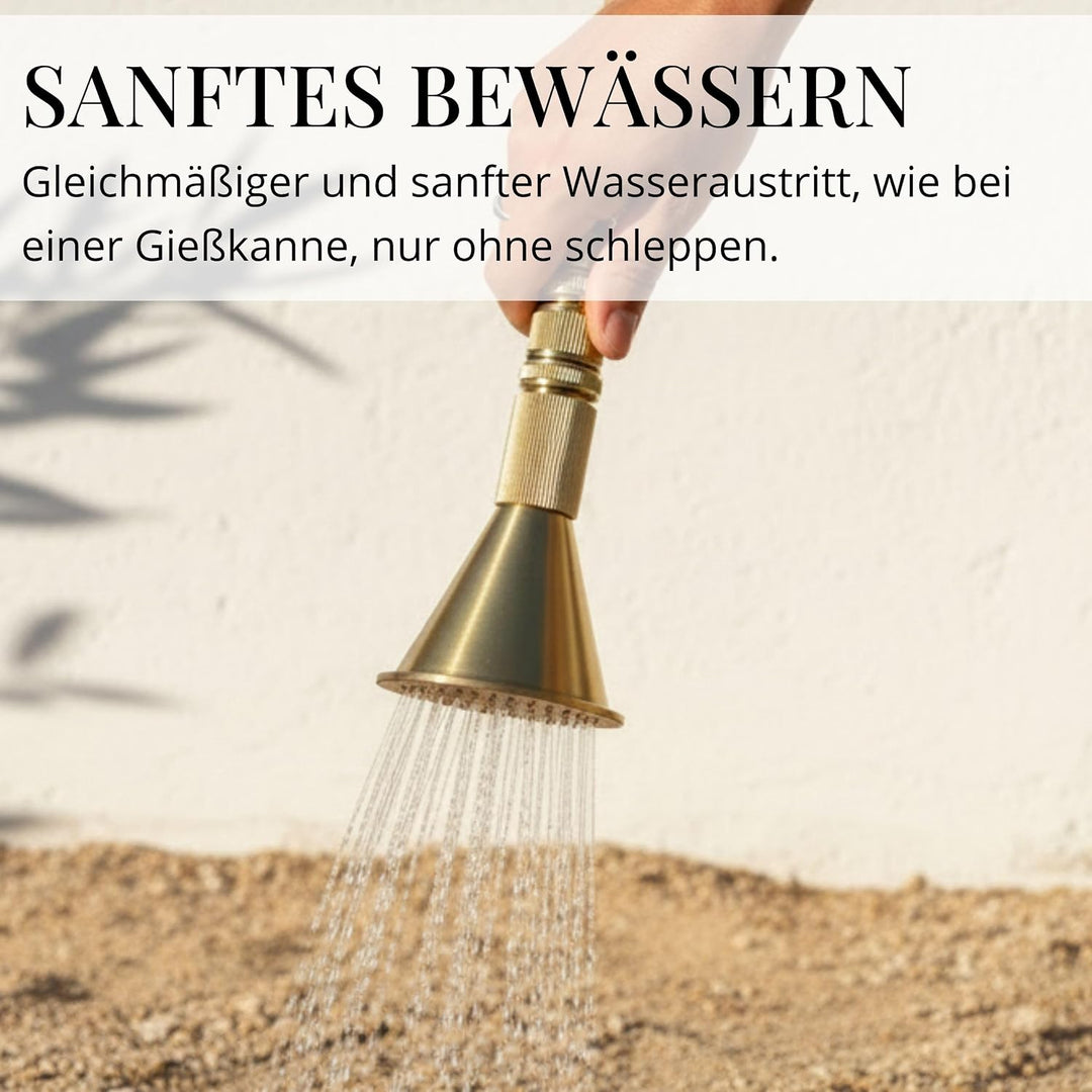 Livlig53 Blumenbrause Bloomy, Messing &amp; Aluminium, 1/2 Zoll, Premium, Bewässerungsbrause, Handbrause