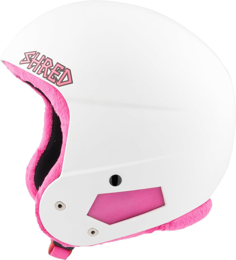 Shred Kinder Brain Bucket Mini Helmet S White Pink, S White Pink