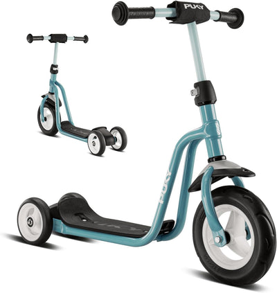 PUKY R 1 Classic Scooter | Sicherer Roller für Kinder ab 2 Jahren | Rutschfestes Trittbrett | Höhenv