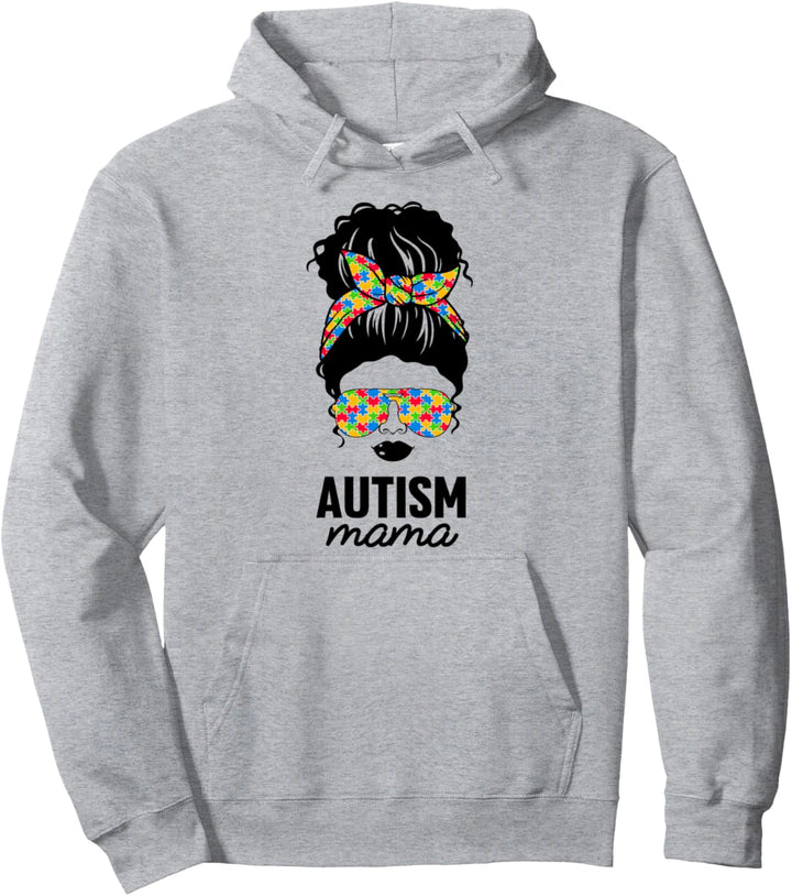 Schwarze Autismus Mama Autismus Bewusstsein Mama Autistik Afrofrauen Pullover Hoodie