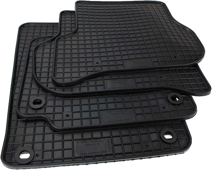 Kfzpremiumteile24 Gummimatten Kompatibel mit Golf Plus Baujahr 02/2005-04/2014 Fussmatten Allwetter