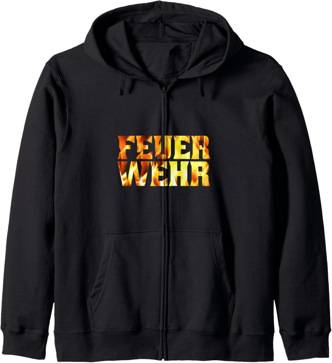 Feuerwehr Flammen Feuerwehrmann Kapuzenjacke