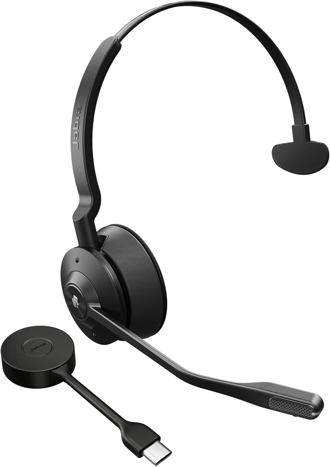 Jabra Engage 55 SE Mono Headset MS, Link 400c DECT Adapter, 1,2 m USB-C auf USB-C-Kabel, Tragetasche