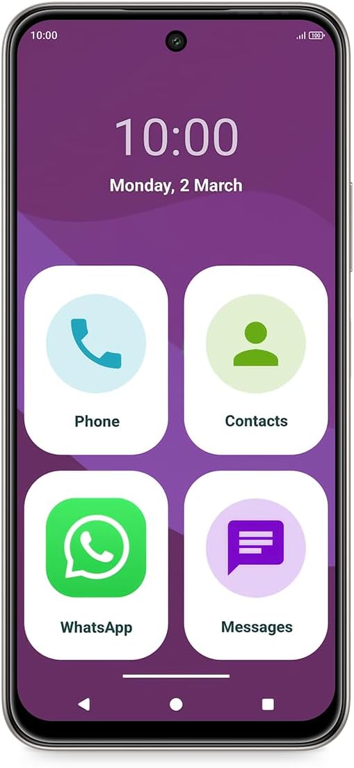 SPC Zeus 2 Elite – Smartphone Senior mit 6,7-Zoll-Display und 128GB | Triple cam 50MP, NFC und Schne