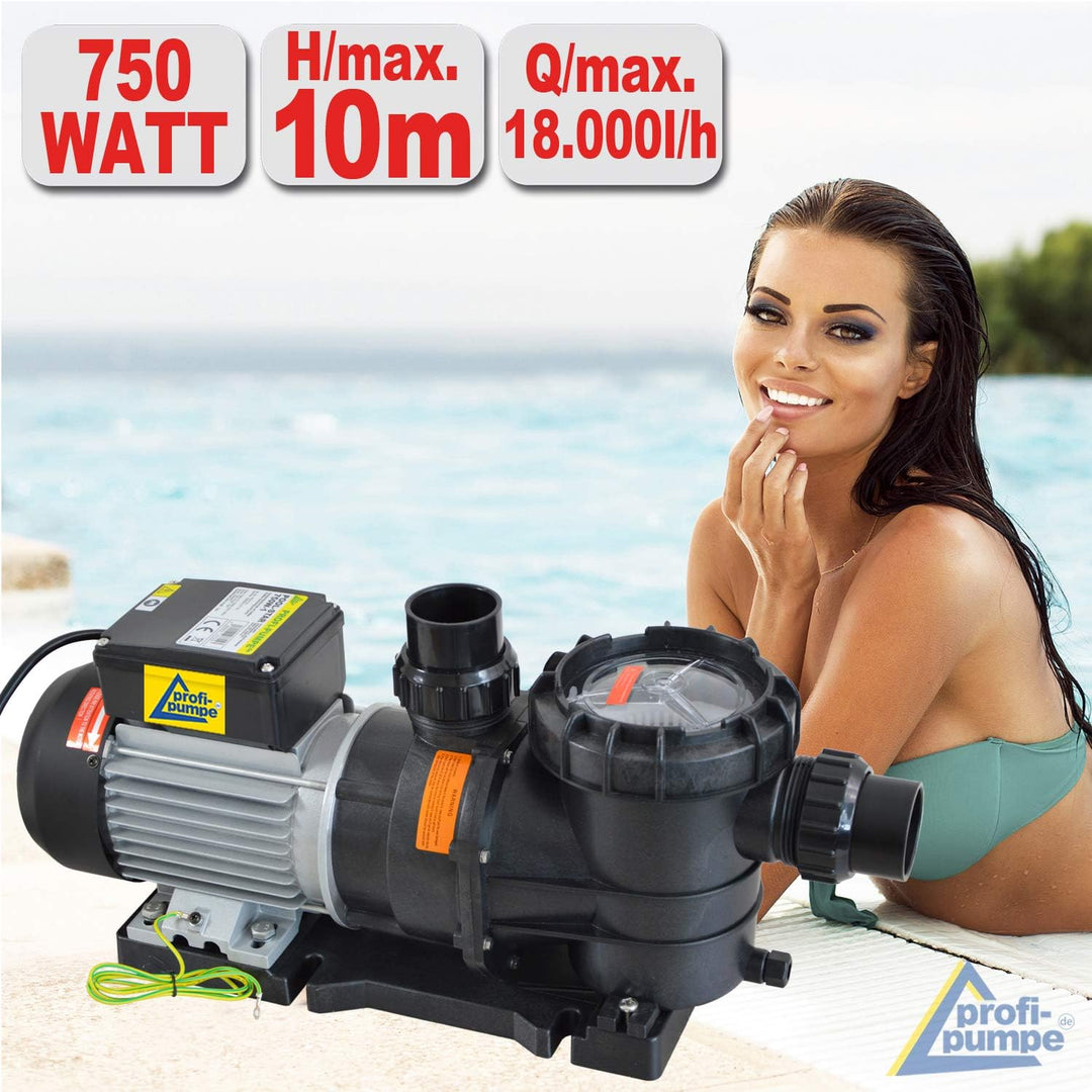 Schwimmbadpumpe, Poolpumpe - Filterpumpe Schwimmbad/Swimmingpool, energiesparsam zuverlässig und eff