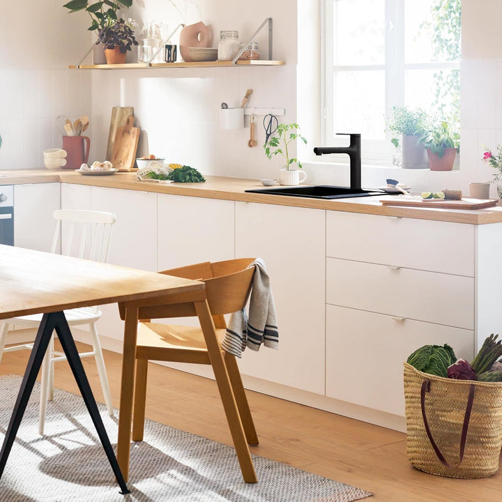 hansgrohe Zesis M33 - Küchenarmatur mit Brause ausziehbar, 2 Strahlarten, Wasserhahn Küche mit Ausla