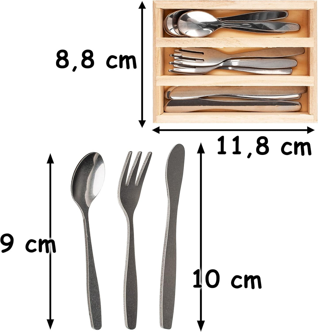 alles-meine.de GmbH Puppenküche - Geschirr &amp; Zubehör Verschiedene Modelle wählbar 26 TLG. Set Puppen