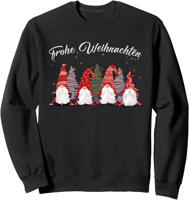 Gnom Wichteln Frohe Weihnachten Weihnachtshirt Sweatshirt