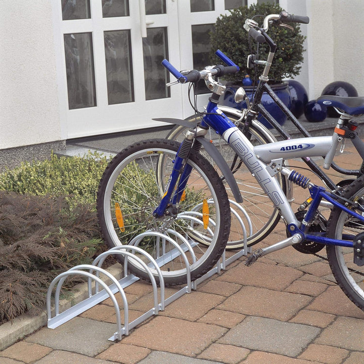 Alberts 698294 Mehrfach-Fahrradständer | 4 Einstellplätze, freistehend | feuerverzinkt, 4 Einstellpl