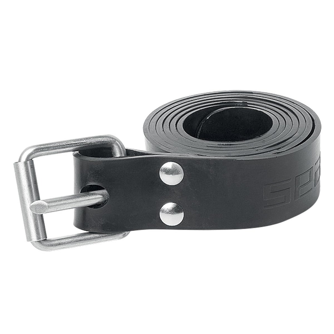 SEAC Unisex-Adult Marseilles Belt Gummibleigurt für Freitaucher, Länge 145 cm, Made in Italy, schwar