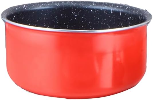 HAGEN, Stone coated cookware, Removable handle, 10 pieces, Red, Non-stick coating, All burners, indu