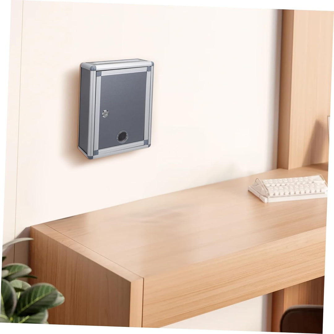 NUOBESTY Kasten Vorschlagsbox Mit Schloss Aluminiumbox Wahlurne Mailbox Vorschlagboxen Outdoor-dekor