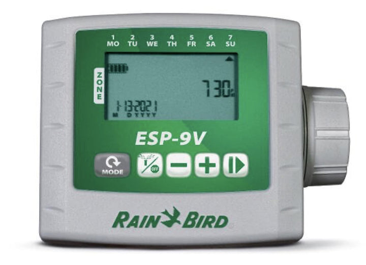 Rain Bird - ESP-9V Controller, 4-Jahreszeiten-Bewässerungsprogrammierer, Grau