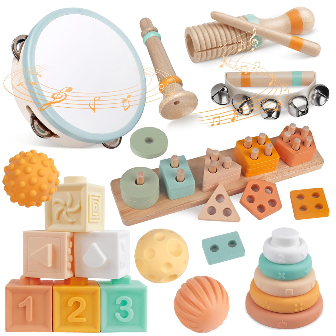 Musikinstrumente für Kinder Holz Montessori Instrumente Musikinstrumente Baby Percussion-Instrumente