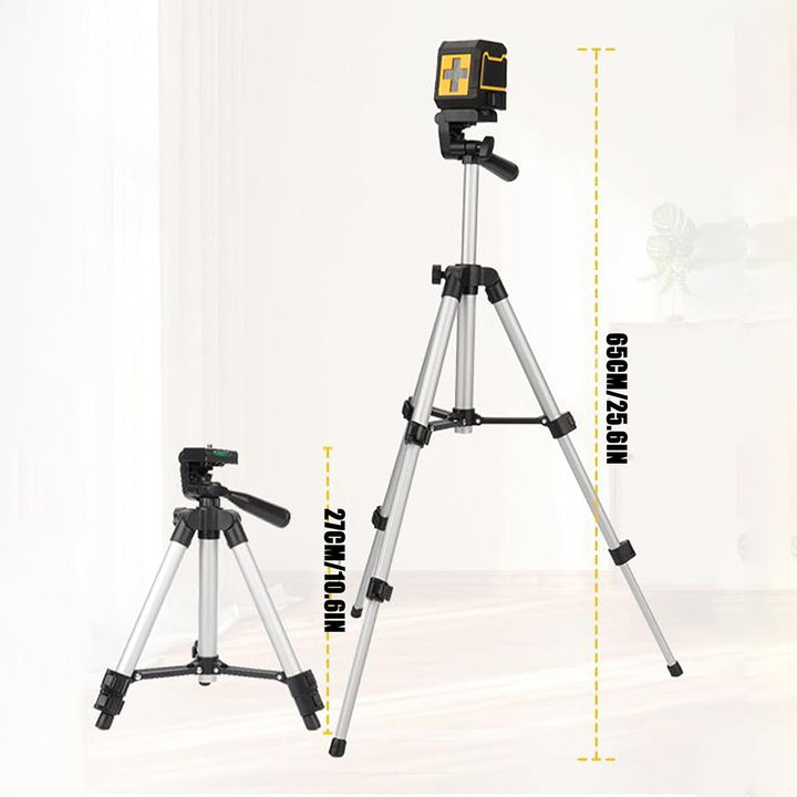 Einstellbare Kreuz Laser Level - Höhenverstellbares Stativ | Kurze Montagezeit Ausgleichs-Set Für Mo