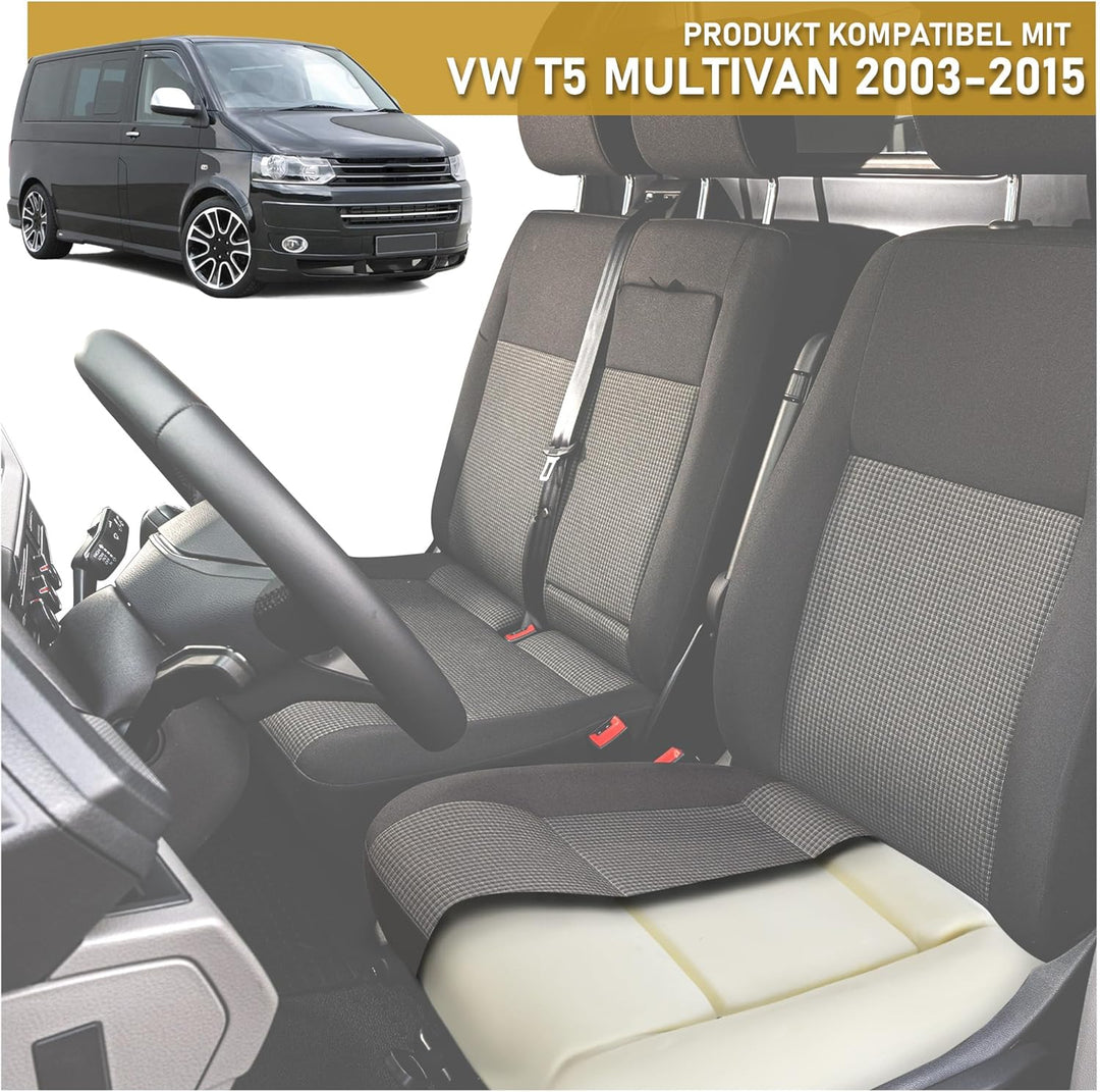 CHROMEMASTER - Kompatibel mit VW T5 Multivan 2003-2015 | Schaumstoff für den Autositz, Sitzschaum fü