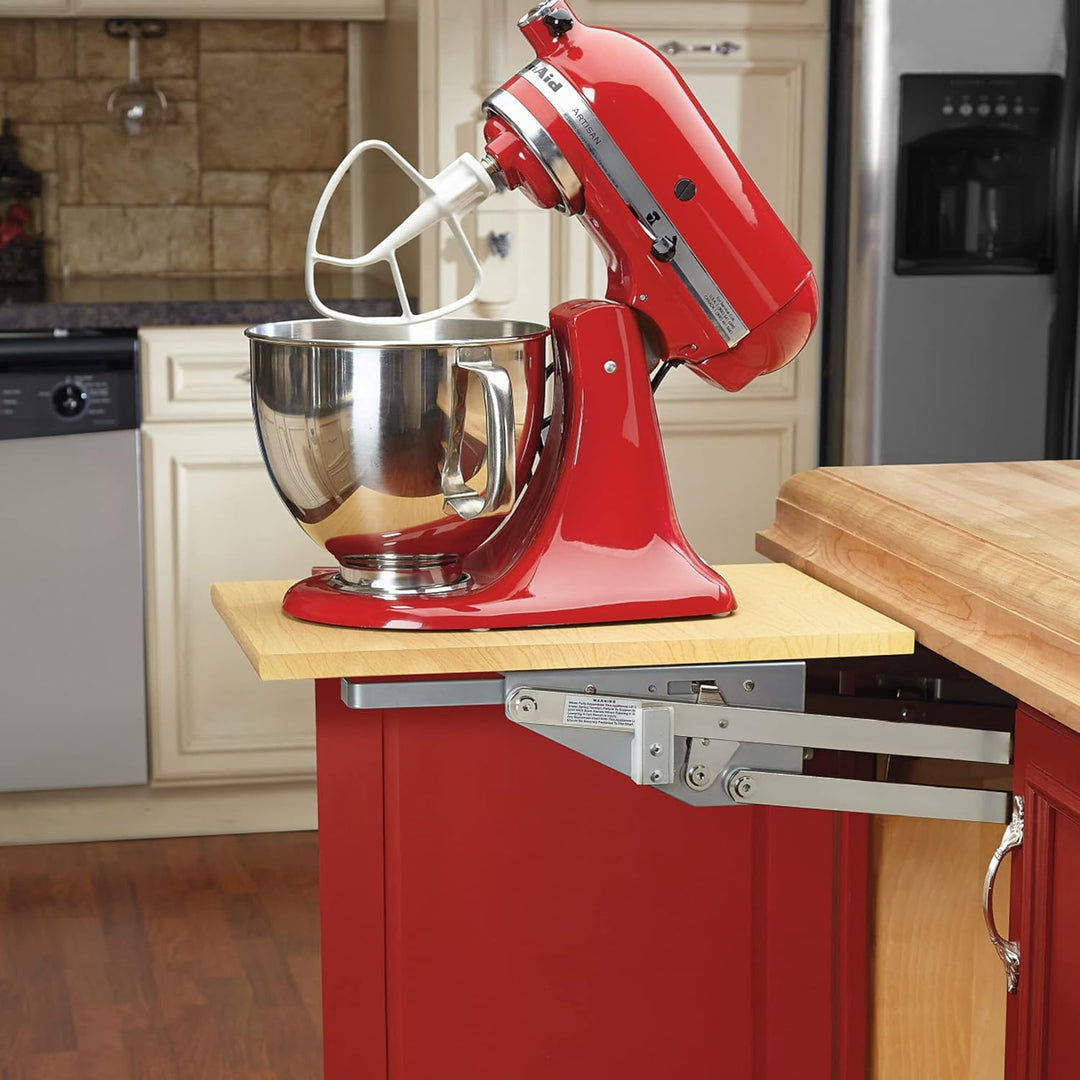 Rev-A-Shelf RAS-ML-HDSC Hebebühne mit Absenkautomatik, chrom Mixer Lift, Mixer Lift