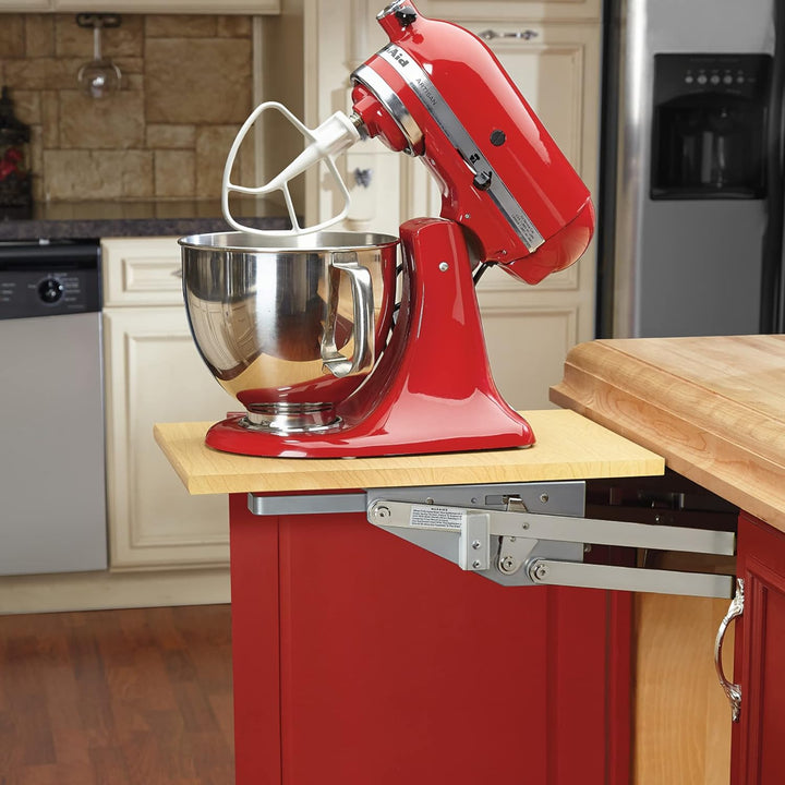Rev-A-Shelf RAS-ML-HDSC Hebebühne mit Absenkautomatik, chrom Mixer Lift, Mixer Lift