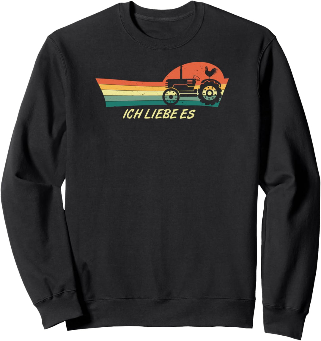Ich Liebe es Traktor Trecker - Landwirt Bauer Sweatshirt