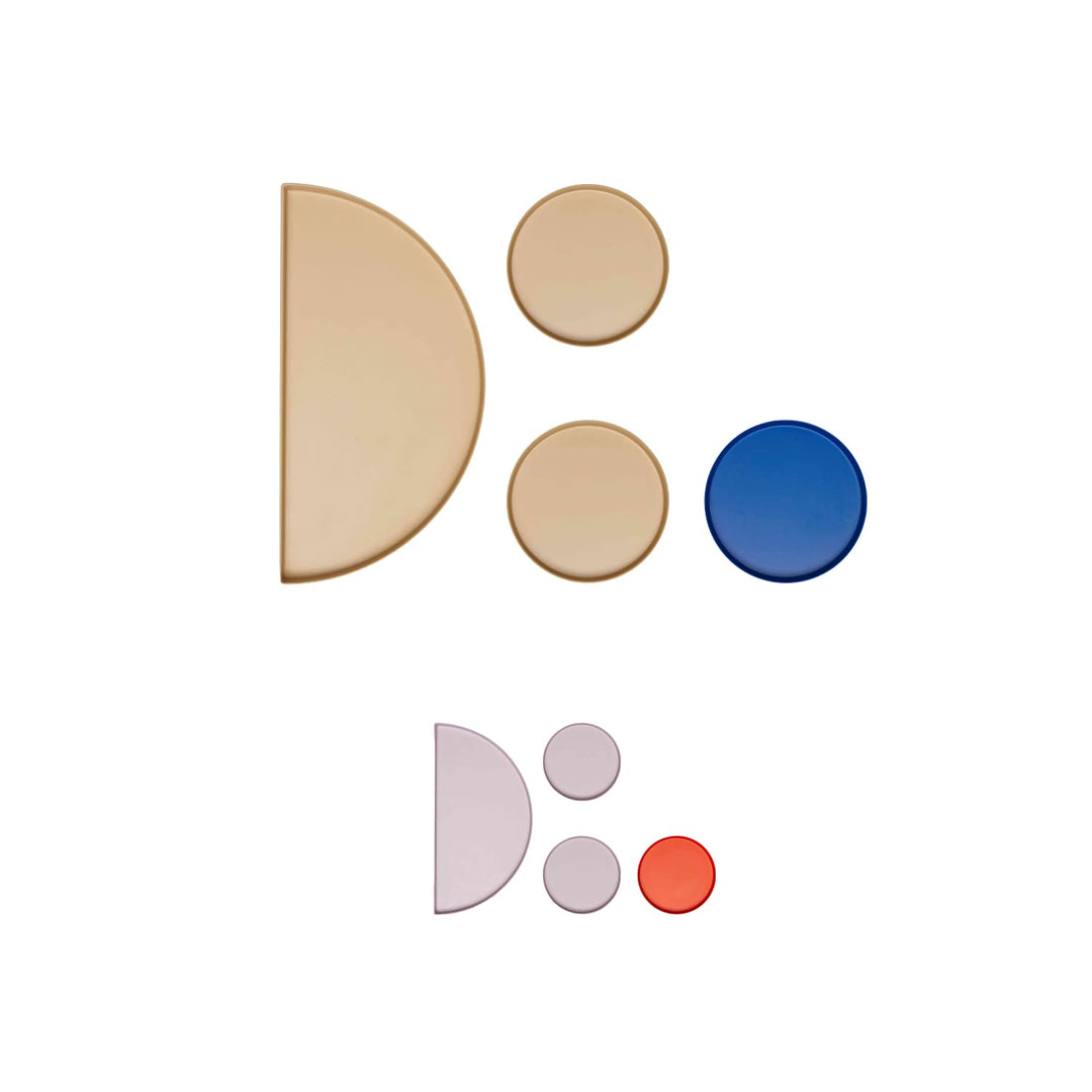 Design Letters Schatz Serviertablett 4 Stück | Tablett Serviertablett Entworfen in Denmark | Deko Ta