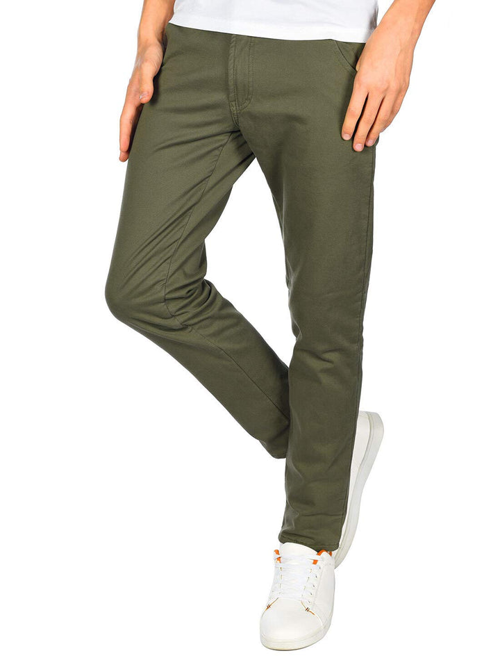 BEZLIT Jungen Thermo Chino Hose Gefüttert 22879 104 Olivegrün, 104 Olivegrün