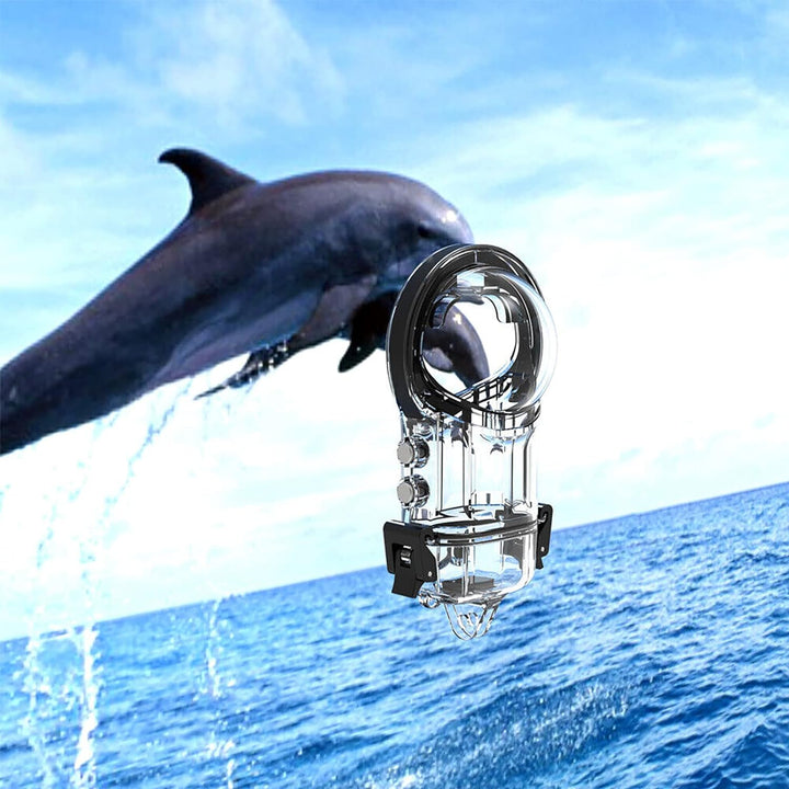 LICHIFIT Wasserdichtes Gehäuse versiegelte Tauchtasche für Insta360 X3 Panorama-Kamera-Schutzhülle m
