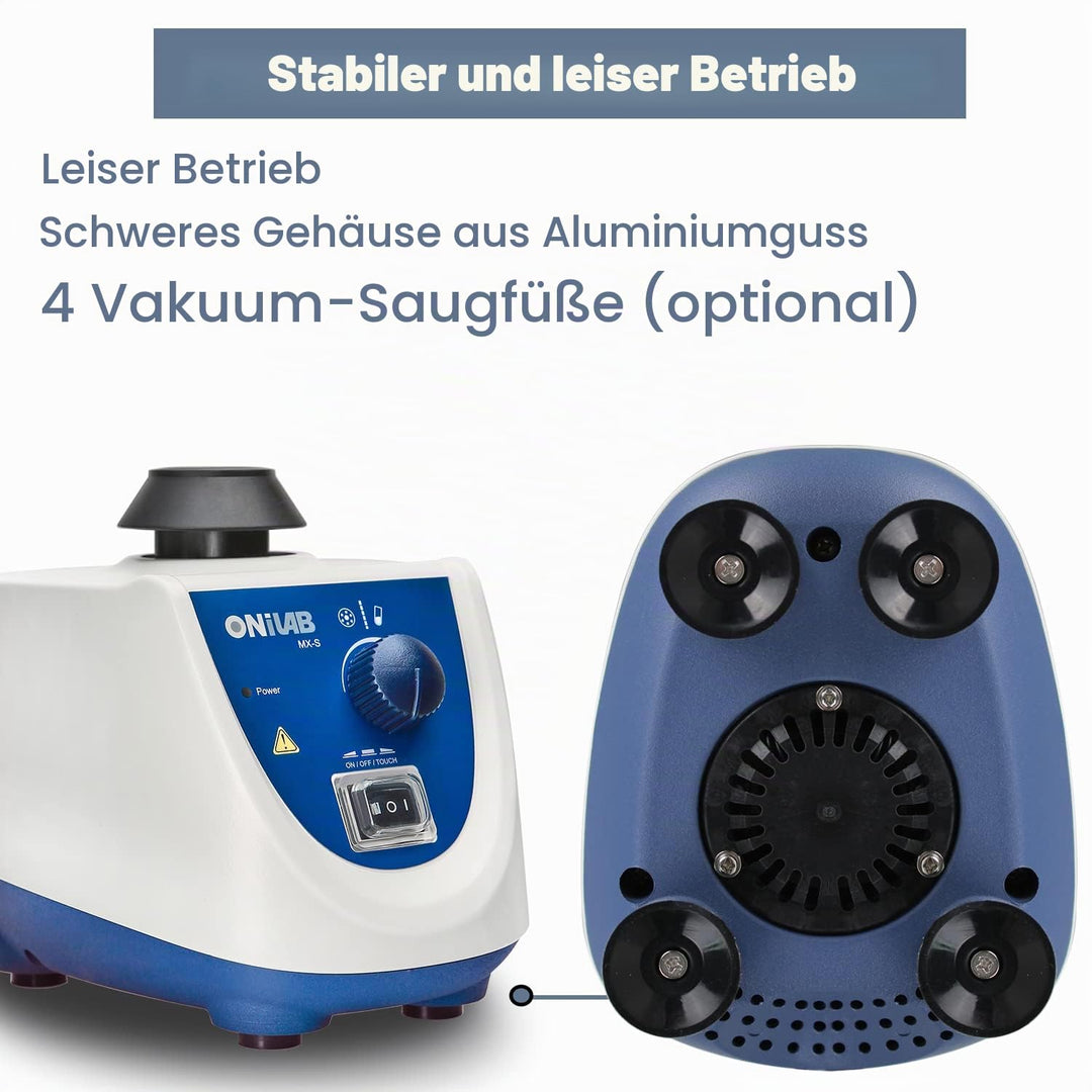 ONiLAB Lab Vortex Mixer mit Touch Start und kontinuierlichen Modi, Labor Vortexer für Rohre, Nagella