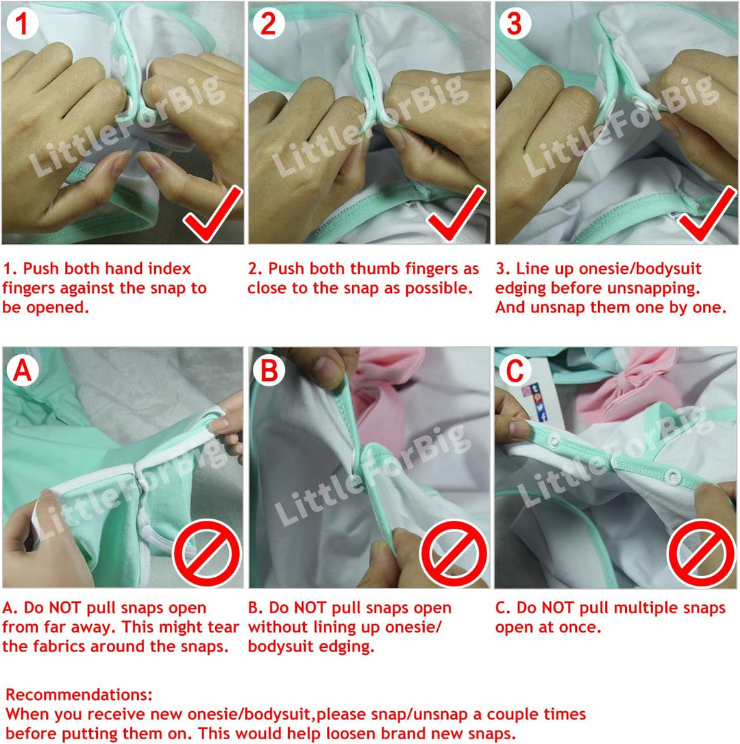 LittleForBig Baumwolle Strampler Onesie Pyjamas Bodysuit - Cosplay Magisches Mädchen Grün Strampelan