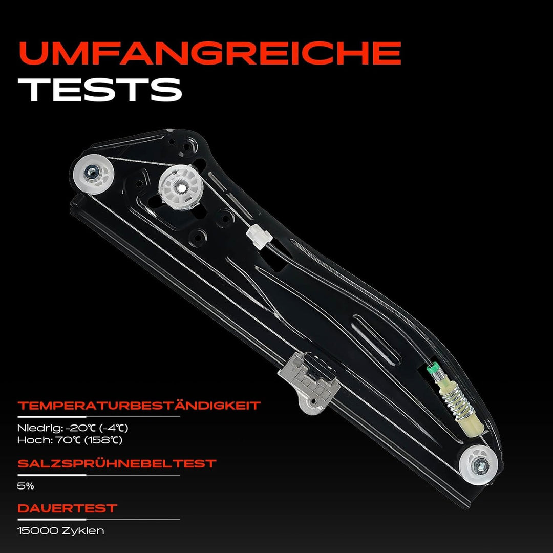 Frankberg Fensterheber Ohne Motor Hinten Links Kompatibel mit 7er E65 E66 E67 730 735 740 745 750 76
