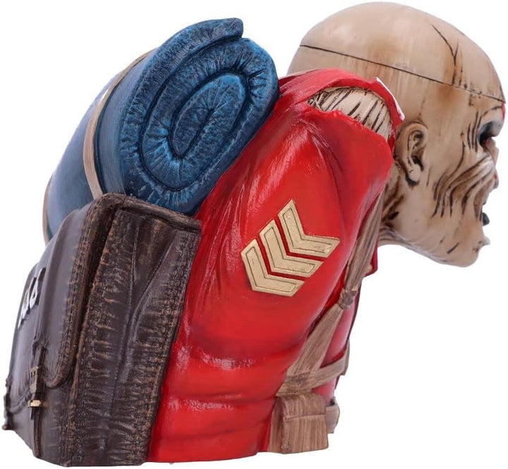 Nemesis Now Offizielles Lizenzprodukt Iron Maiden The Trooper Büste Box (klein), Rot, 12 cm, Harz