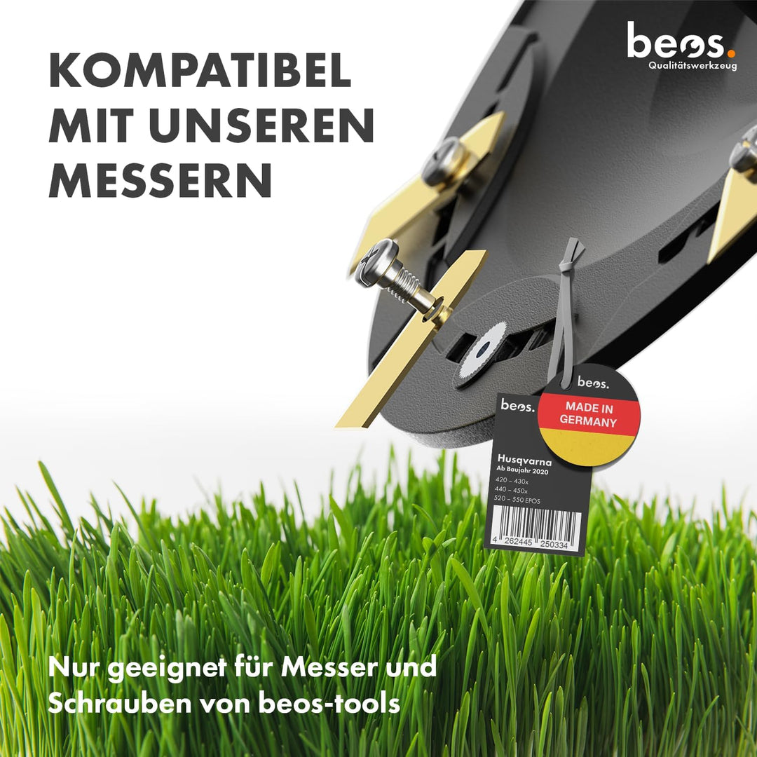 BEOS Tuning Messerteller für 7X Klingen - Husqvarna ab Baujahr 2020 | Glasfaserverstärkte Messersche