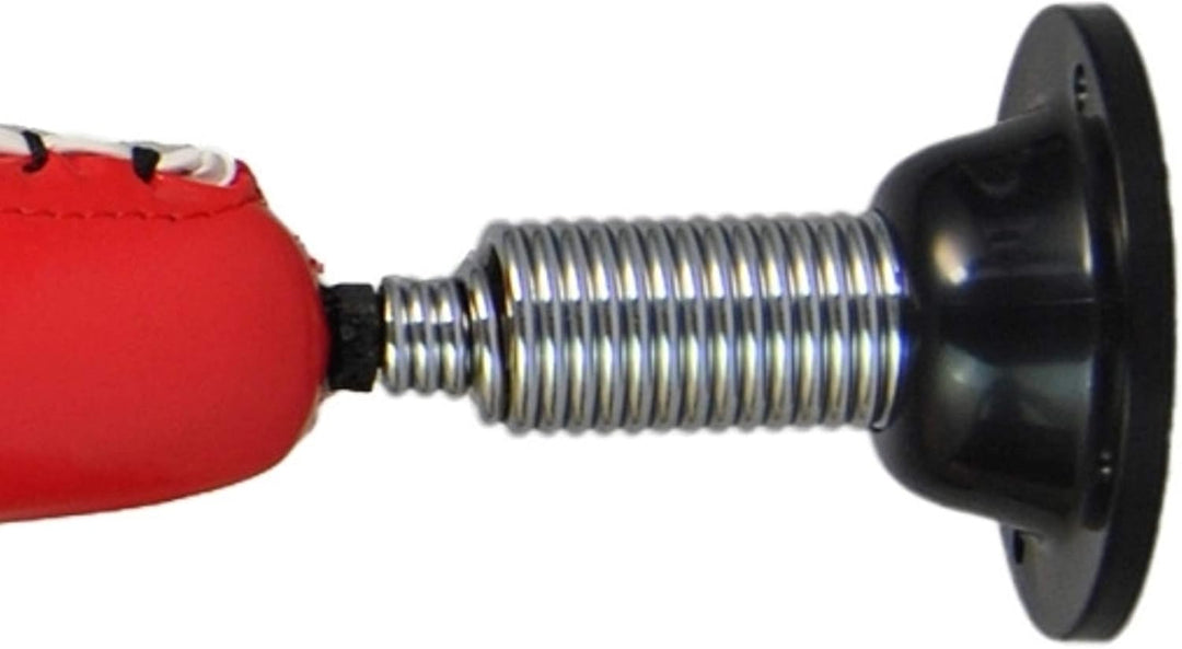 BAY® Fun Wand-Schlagpolster mit Feder, ROT - Schlagkissen, Boxbirne, Speedball, Doppel Single Mitt,