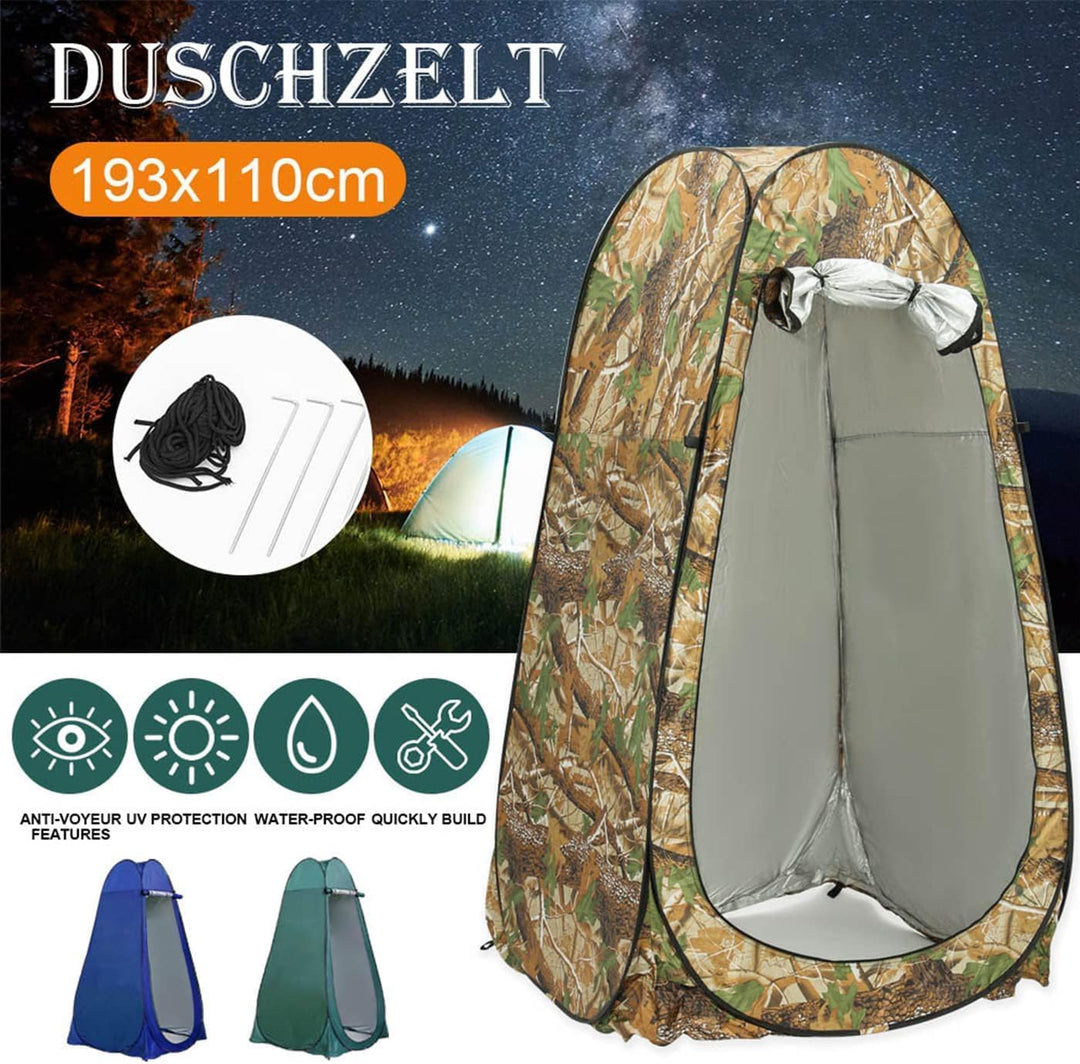 Camping Zelt 2-3 Mann Pop Up Zelte 4 Jahreszeiten Wasserdicht &amp; Winddicht Tarnung, Tarnung