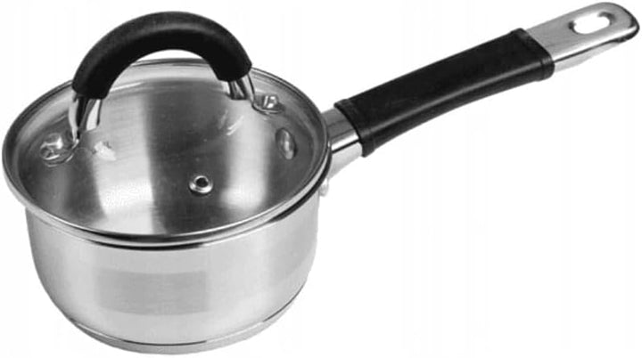 Kochtopf mit Deckel und Griff 2L 18cm KH-1256 Edelstahl 18 cm, 18 cm