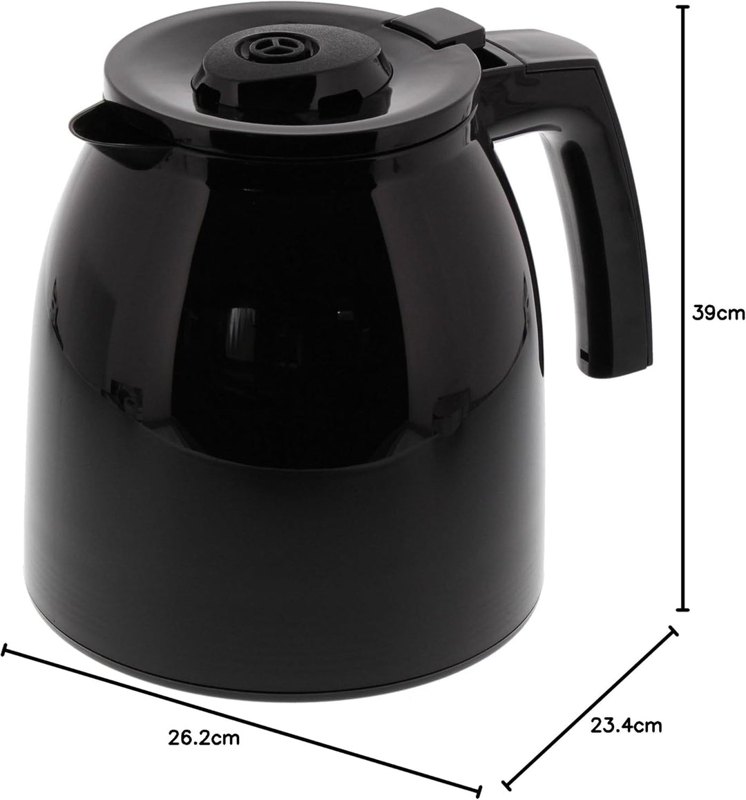 Melitta 6613624 Thermkanne Enjoy, Schwarz, 100208, Schwarz