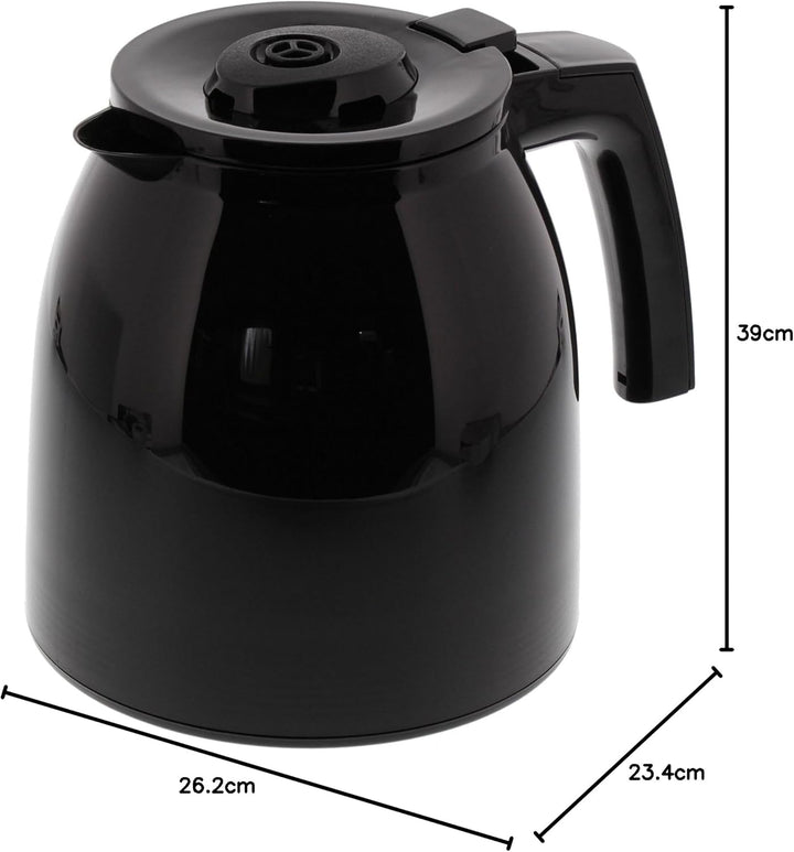 Melitta 6613624 Thermkanne Enjoy, Schwarz, 100208, Schwarz