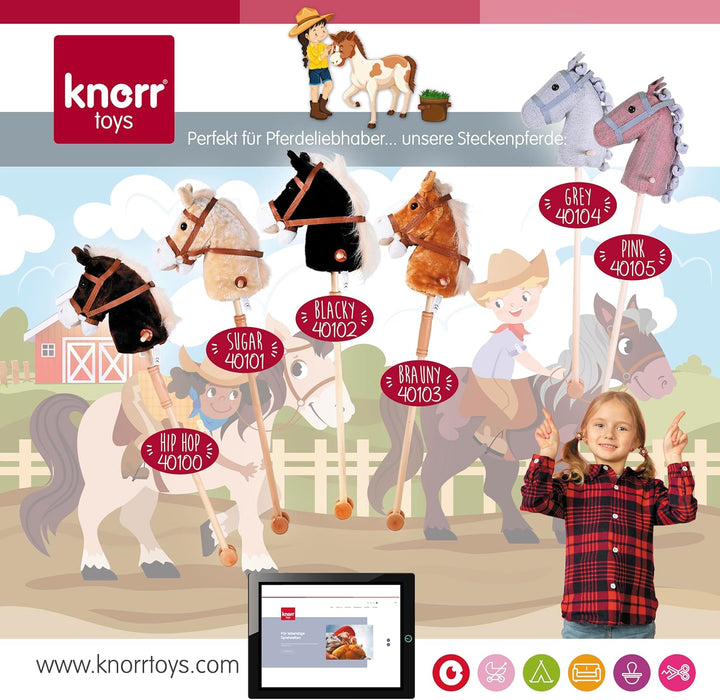 Knorrtoys 40100 - Steckenpferd Hip Hop, Large