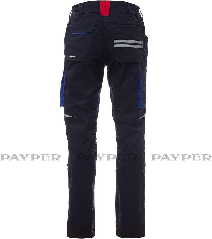PAYPER NEXT400 Arbeitshose multifunktionale Stretch-Unisex-Hose Twill mit 30% Baumwolle und 20% inno