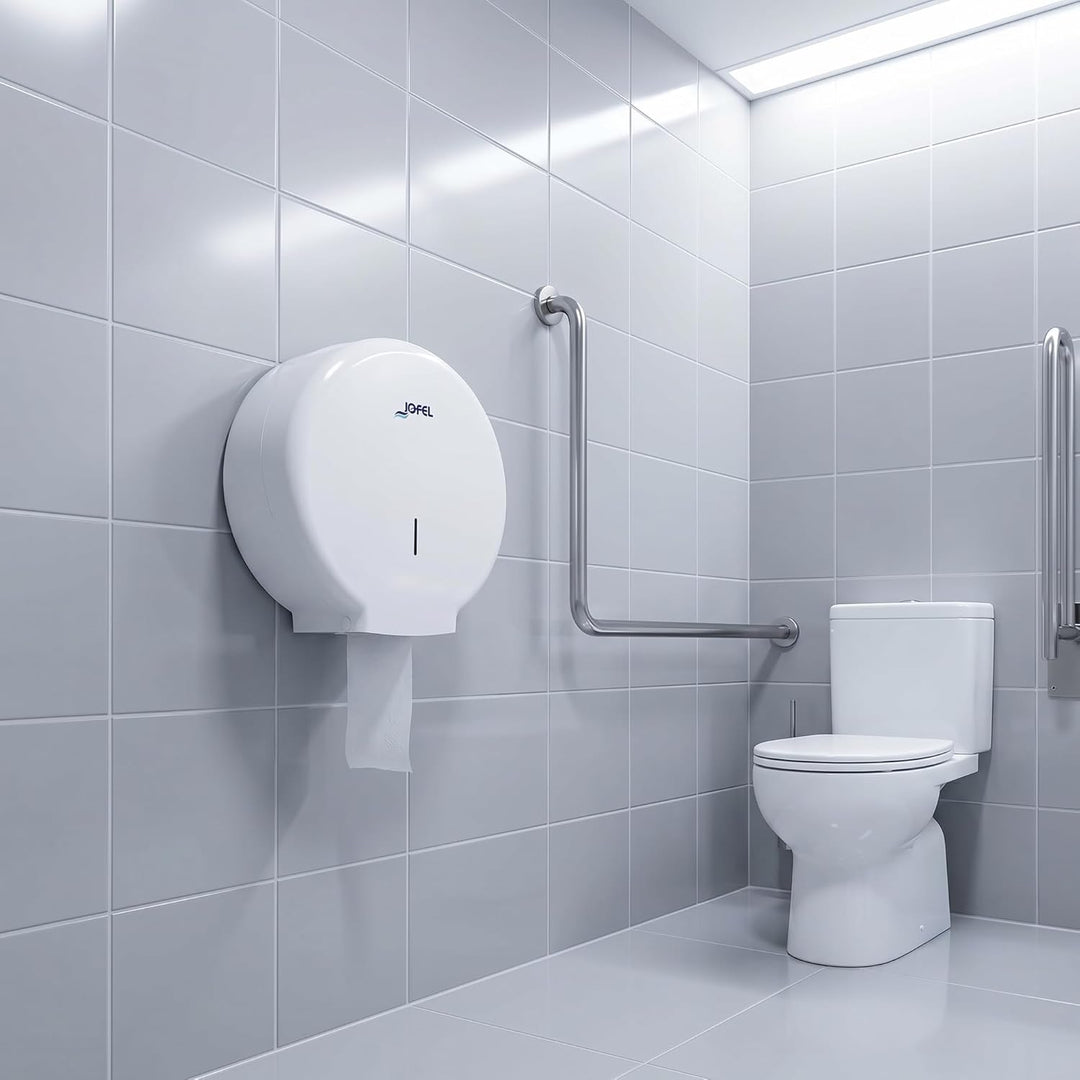 Jofel AE55000 - TOILETTENPAPIERSPENDER GROSS AZUR WEISS