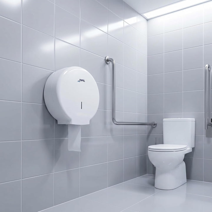 Jofel AE55000 - TOILETTENPAPIERSPENDER GROSS AZUR WEISS