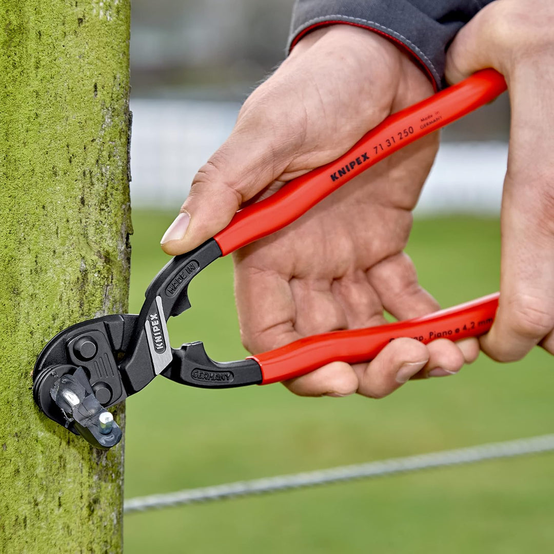 Knipex CoBolt® XL Kompakt-Bolzenschneider schwarz atramentiert, mit Kunststoff überzogen 250 mm (SB-