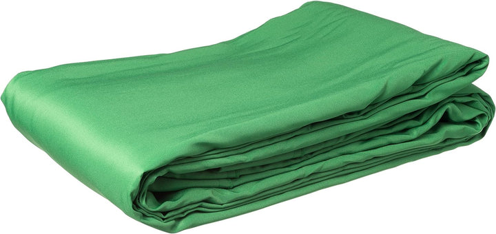 Bresser F002120 BR-8P Polyester-Hintergrundtuch chromakey, 3 x 6m grün