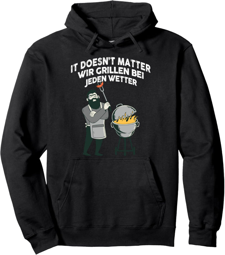 Grillmeister Grill Grillen Auftragsgriller Lustige Geschenk Pullover Hoodie