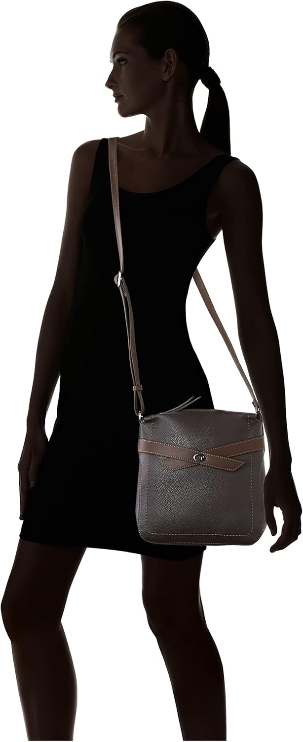 TOM TAILOR bags Lilly Damen Umhängetasche Crossbody Bag 25 x 9,5 x 27 Dark Brown, 25 x 9,5 x 27 Dark