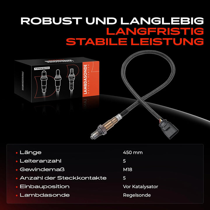 Lambdasonde Regelsonde für A4 A5 A6 A8 Q5 Q7 M-a-c-a-n Beetle J-e-t-t-a 1.8L 2.0L 4.2L 6.3L 2009-202