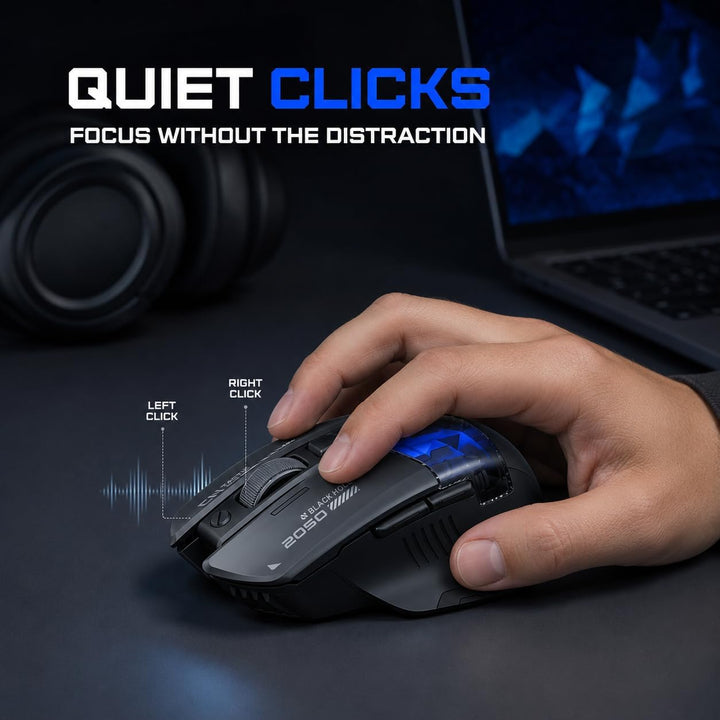 inphic A9 Explorer Bluetooth Maus, Dual-Mode Bluetooth 5.0/2.4G Maus kabellos Aufladbar, 2400 DPI, R