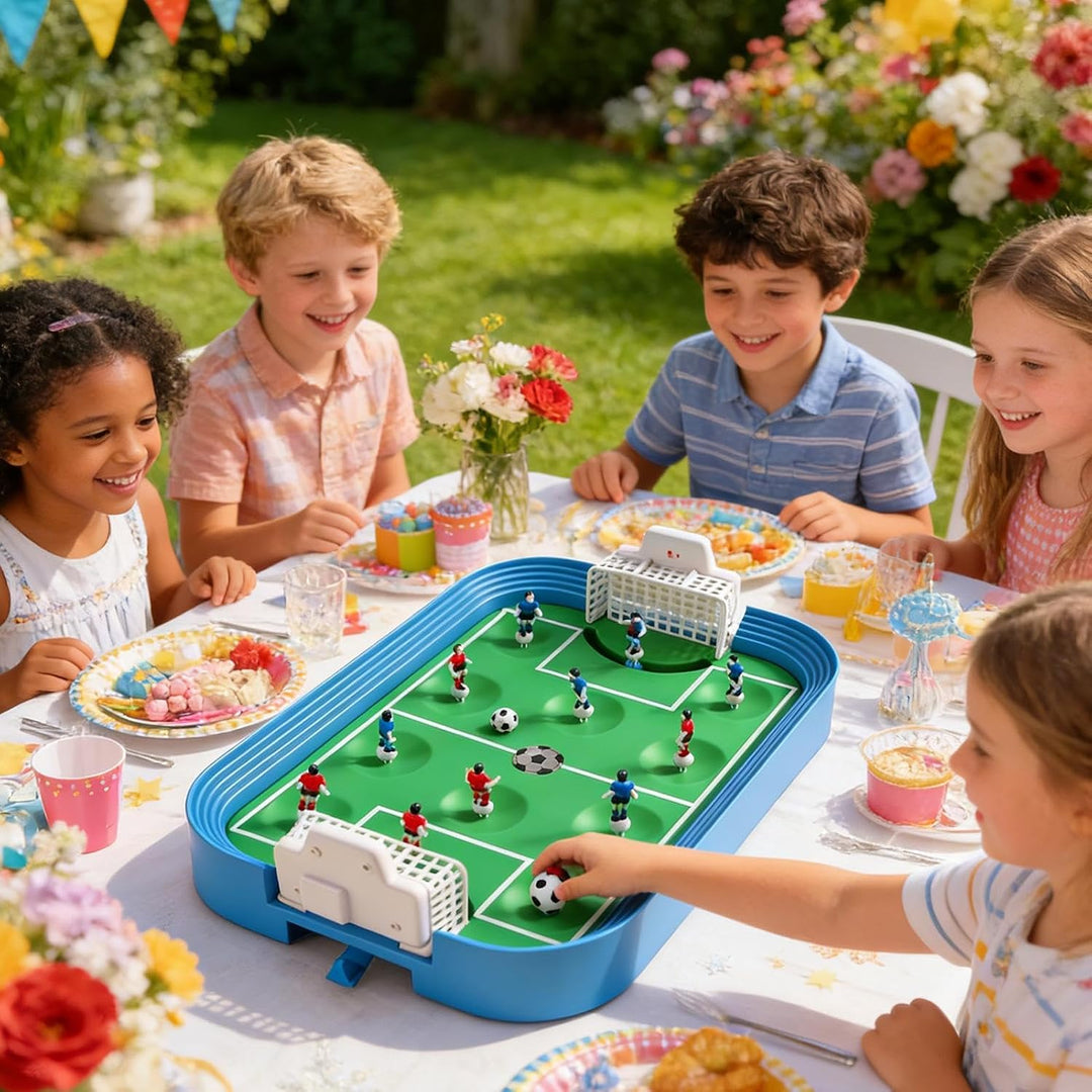 Tischfussball Kinder, Interaktives Tischfussball, Tischspiel Zubehör | Kickerspiel, 24,5*38,5*10,5cm