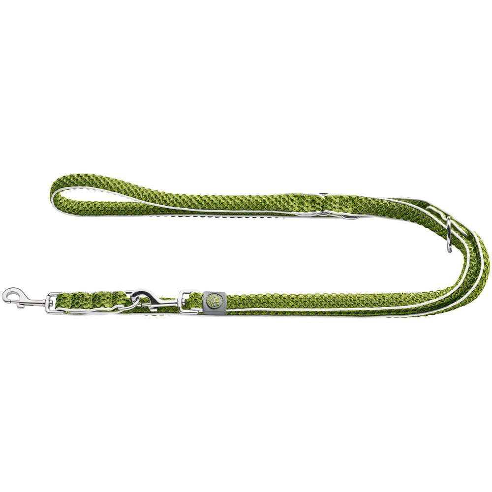 HUNTER HILO Verstellbare Hundeführleine, mit leichtem Mesh-Material, 2,5 x 200 cm, limette limette 2